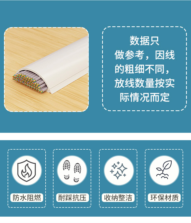 訊浦 pvc弧形帶背膠半圓壓線槽 1米1/根_http://oann34.cn_所有產(chǎn)品_第3張