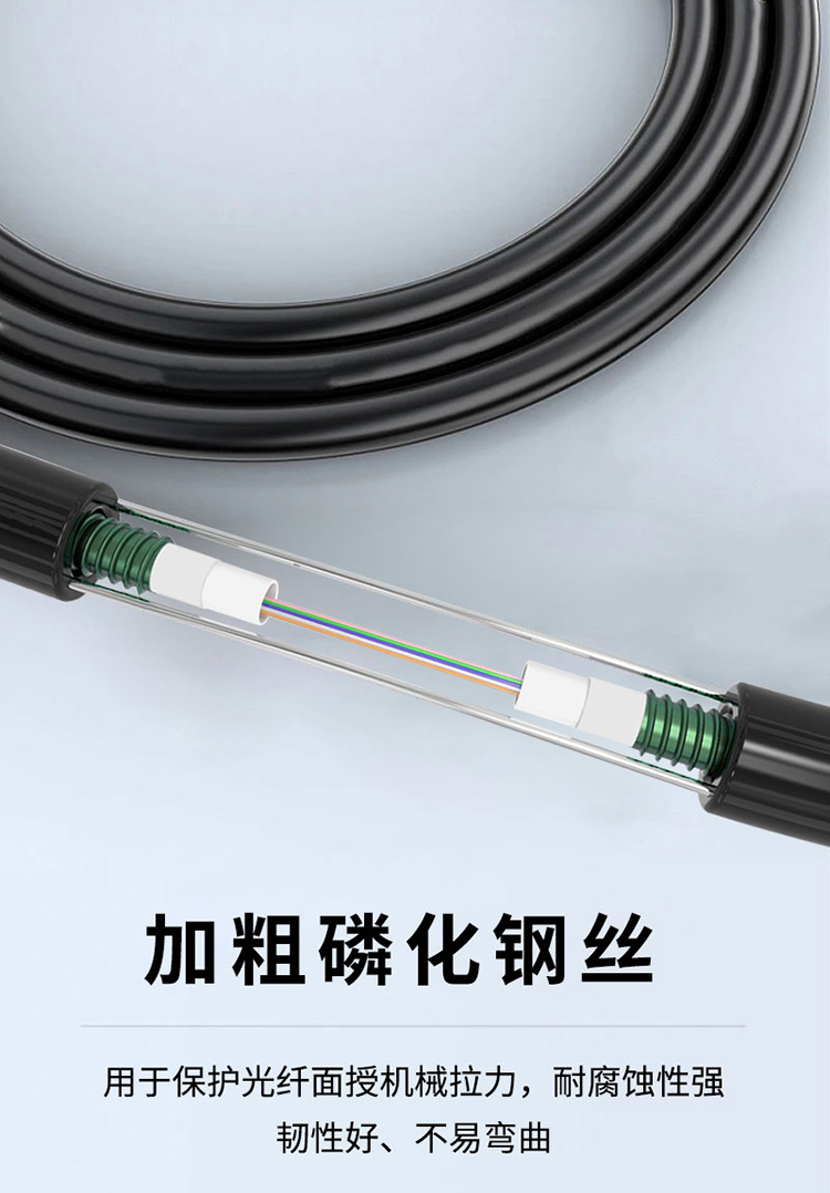 訊浦 多模千兆4-48芯室外鎧裝光纜 GYXTW中心束管式光纖50/125 100米、1000米_http://oann34.cn_所有產(chǎn)品_第6張