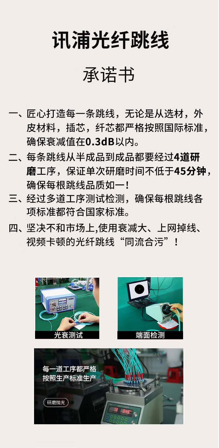 訊浦電信工程級(jí)光纖跳線萬兆多模OM3 MPO-LC母頭多模12芯 40G轉(zhuǎn)4對(duì)LC 模塊用MPO分支光纖線 1米~30米_http://oann34.cn_所有產(chǎn)品_第2張