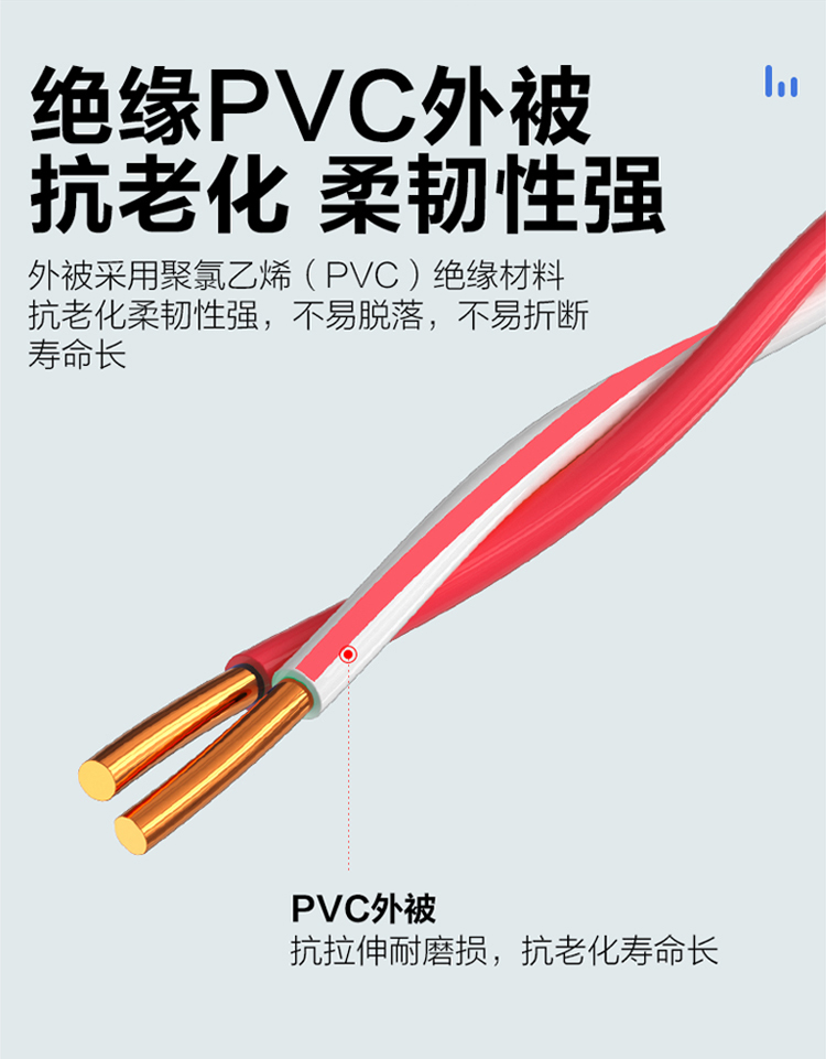 訊浦 紅白電話線 0.5純無(wú)氧銅雙絞線 2芯 100米/卷_http://oann34.cn_所有產(chǎn)品_第5張