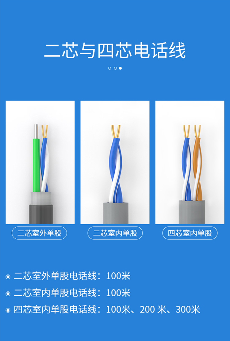 訊浦 四芯單股純銅電話線 300米/箱_http://oann34.cn_所有產(chǎn)品_第2張
