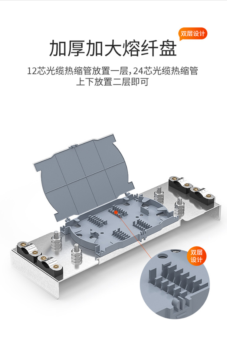訊浦 光纜接頭盒配套熔纖盤 光纜接續(xù)盤 熔接盤 單盤可放24芯 單個裝 XT-JXB_http://oann34.cn_所有產(chǎn)品_第4張